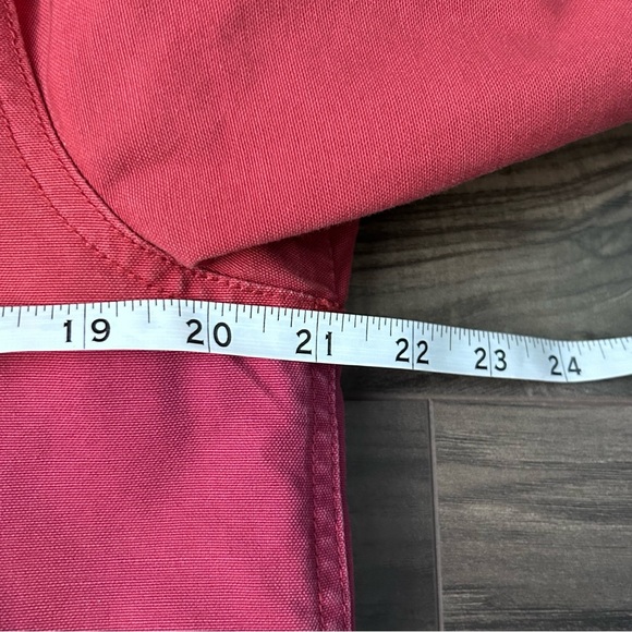 L.L. Bean Classic Barn Jacket Chore Coat Insulated 0WY28 Women's Small Pink - Picture 9 of 10